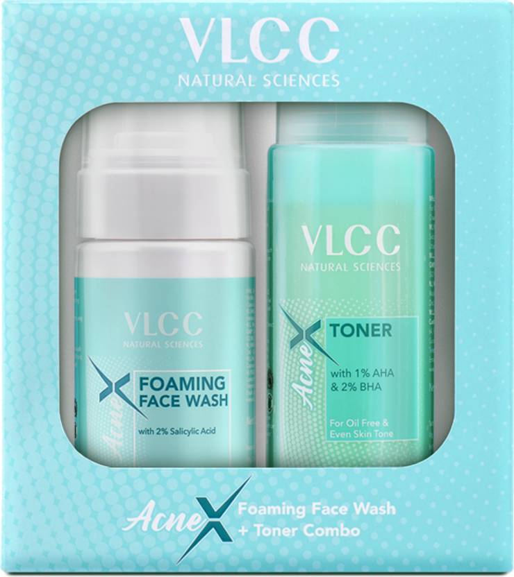 VLCC AcneX Face wash with Free Toner For Oily Skin Tone Acne Control