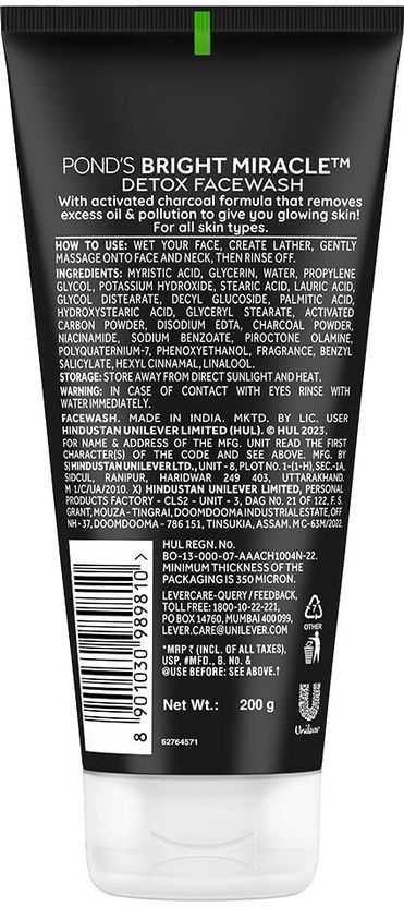 POND's Pure Detox Face Wash 200 g - Image 2