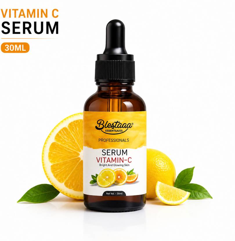 blestaaa essentialss Vitamin C Face Serum | Brightens Skin & Reduces Dark Spots for Glowing Skin