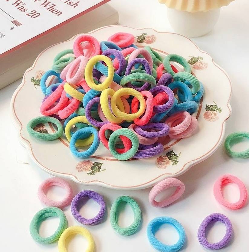 Swati enterprises Colorful small Hair rubber band-90 Rubber Band