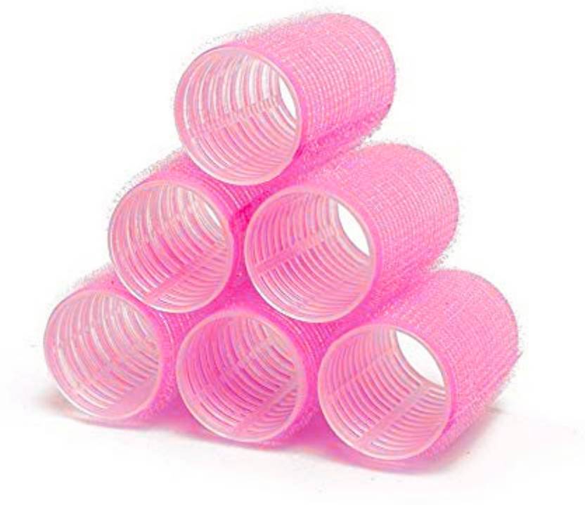 Scarlet Line Velcro Hair Rollers for Curling, Self Grip Hair Plastic Curler for Home n Saloon Hair Curler