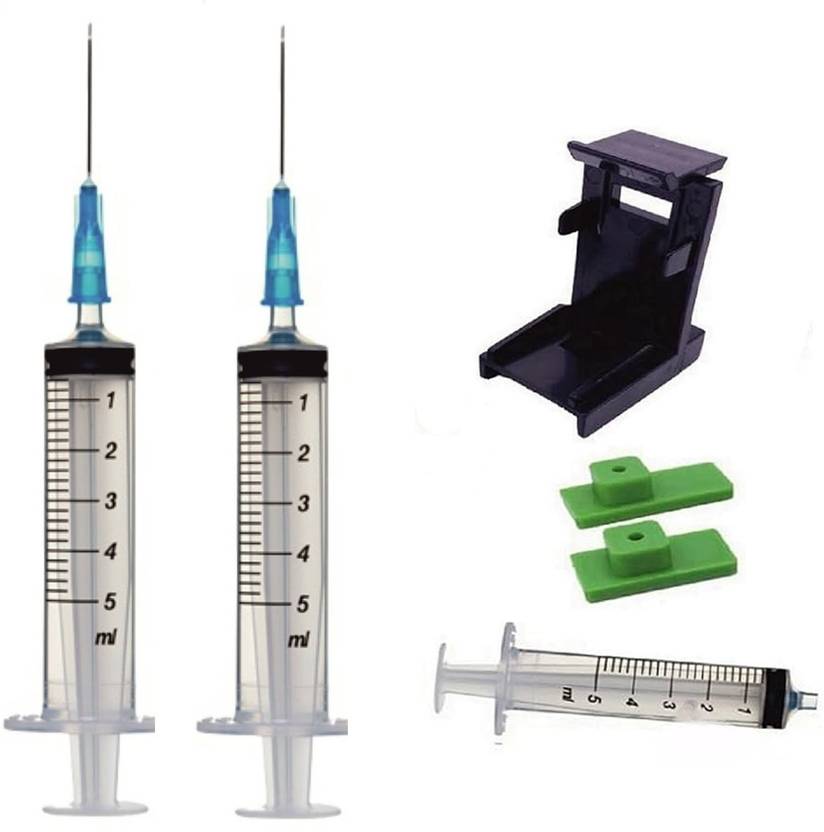 HYNEAR Refill ink tool kit + 2 Black Ink Bottle