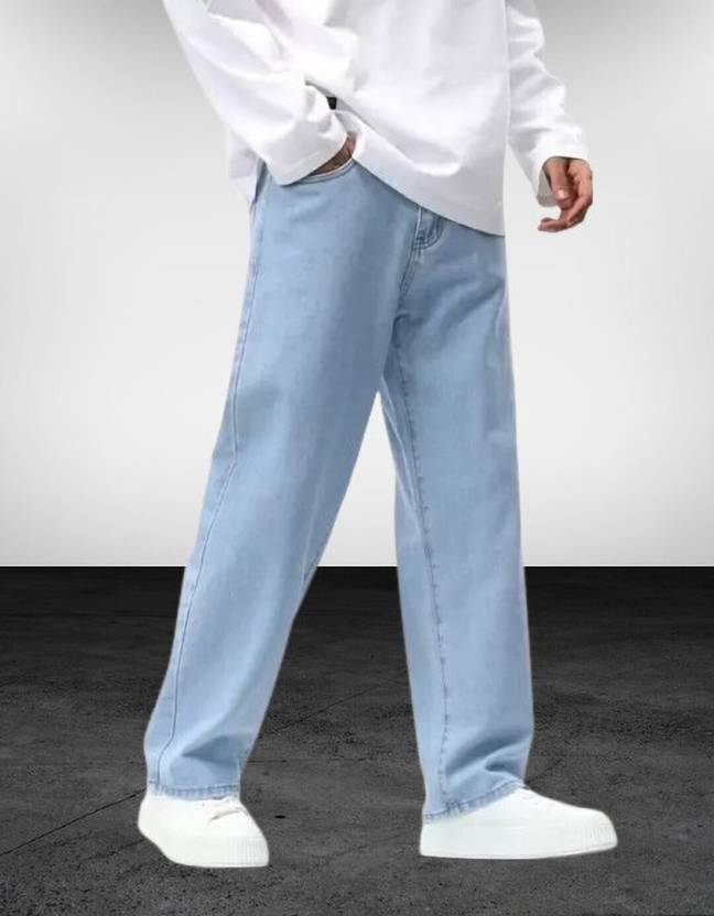 Wanted Men Straight Fit Mid Rise Dark Blue Jeans