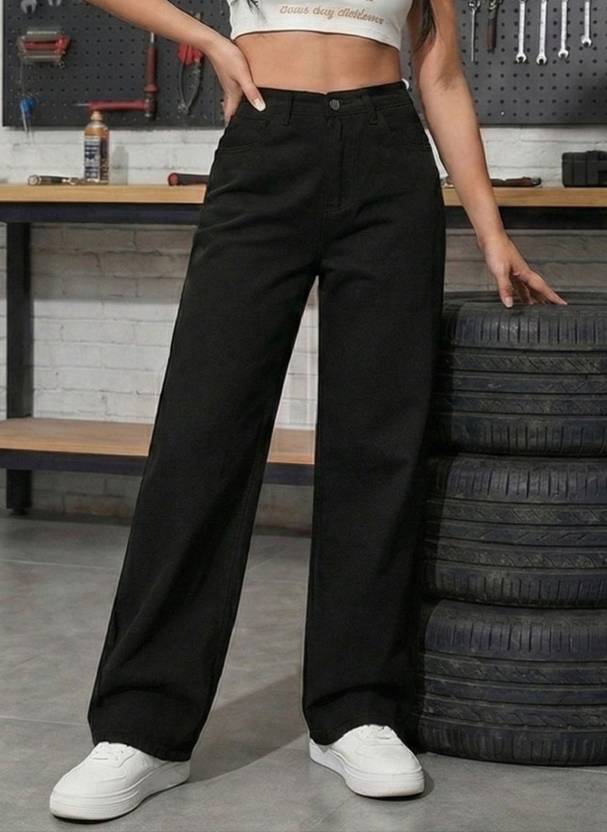 MERCEL Regular Women Black Jeans