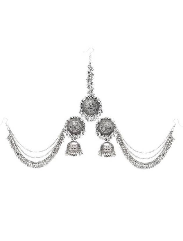 BSINT Alloy Silver Jewel Set