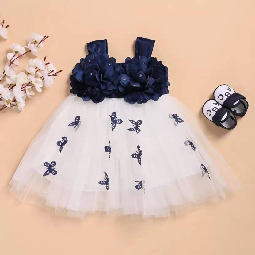 ARUNNA TREND Baby Girls Midi/Knee Length Festive/Wedding Dress