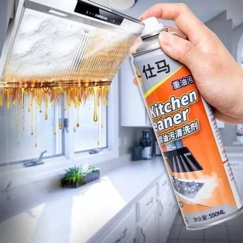 Varunstore Multipurpose Bubble Foam Kitchen Cleaner Spray Oil & Grease Stain Remover MD1116 Kitchen Cleaner