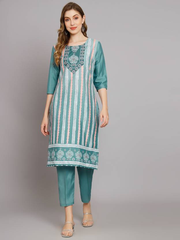 Anmi Kurta Printed Women Straight Kurta