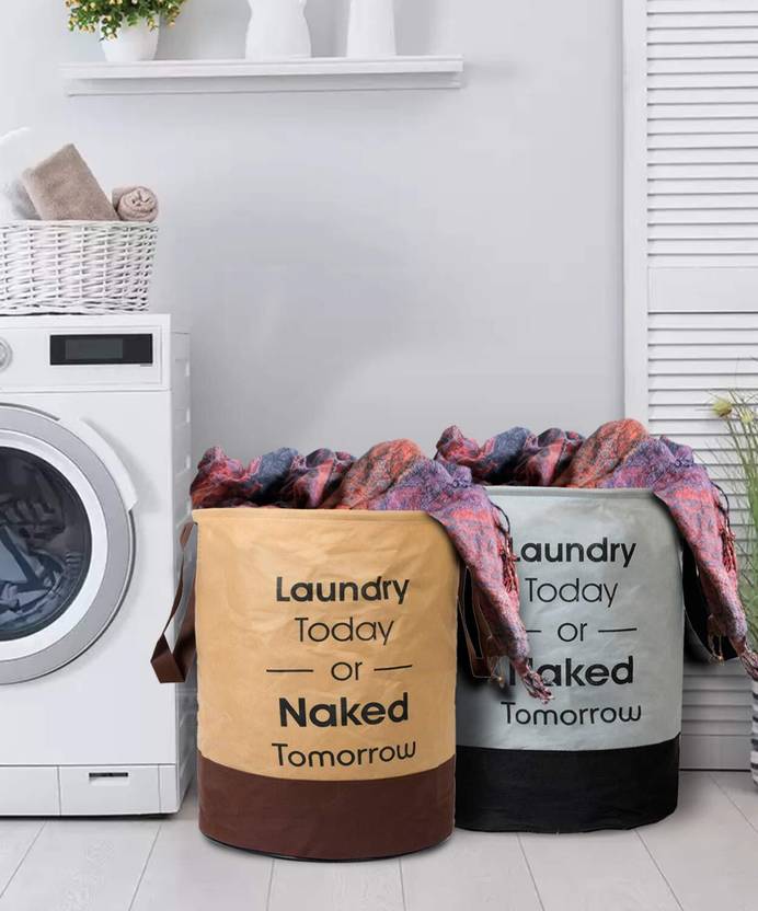 Abhikrafts 50 L Multicolor Laundry Bag