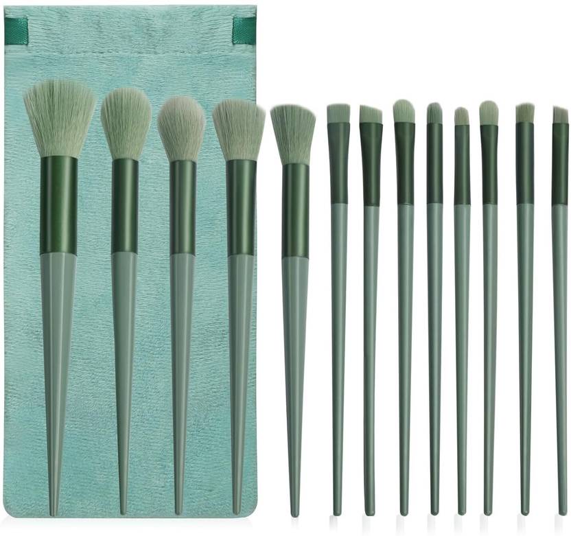 vogueNaura Sage Glow Soft Bristle Makeup Tools Set