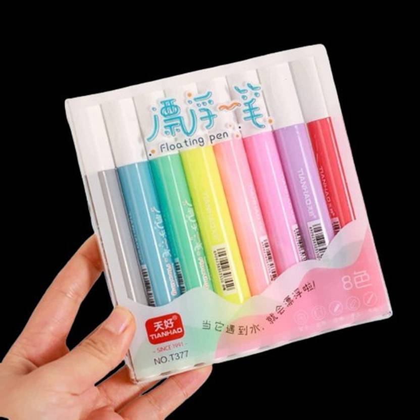 GUNGUN Set Of 8 Magical water panting pen / Floating