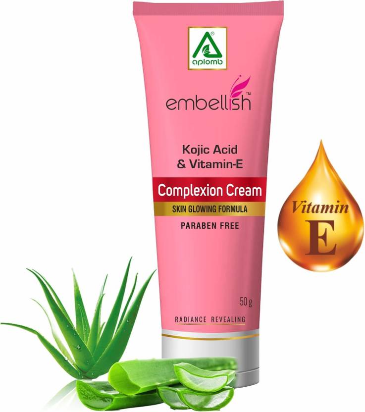 Aplomb Embellish Complexion Care Face Cream with Aloe Vera, Kojic Acid & Vitamin E