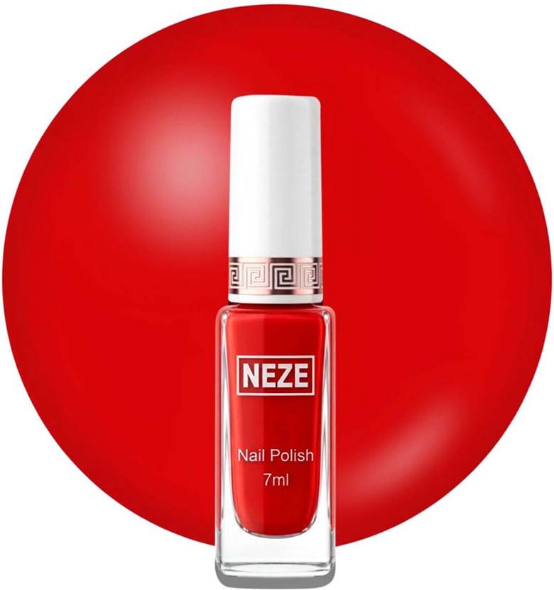 neze Nail Polish 7ml – Glossy Quick Dry Long Lasting Nail Color for Women Red
