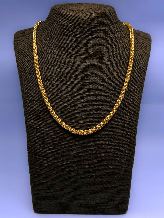 Yellow Jewels Men Stylish Chain Gold Plated Gold-plated Plated Brass Chain