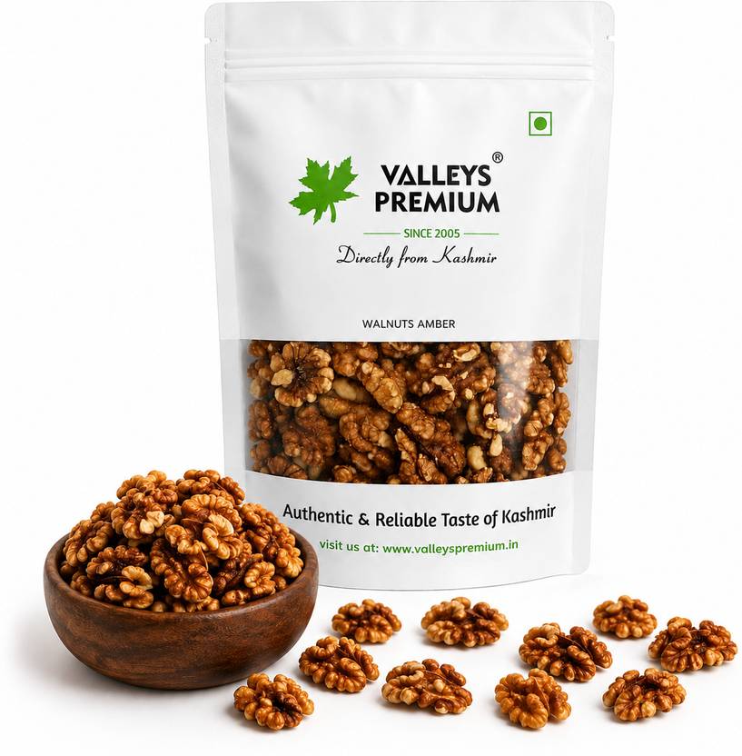 Valleys Premium Kashmiri Amber Walnut Akhrot Giri Walnuts