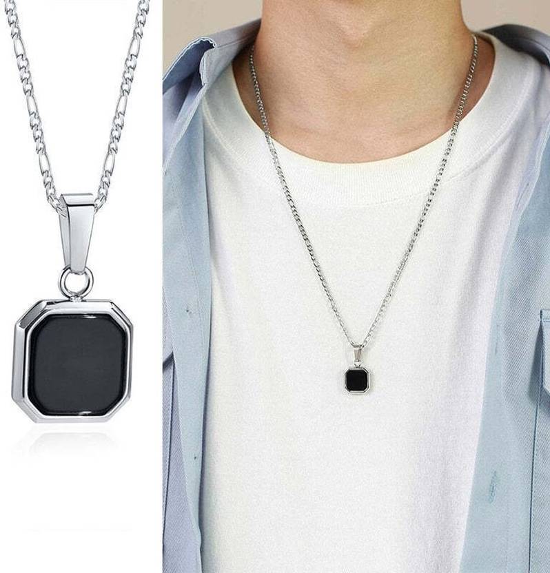 Whitechimes Silver Stainless Steel Pendant Set