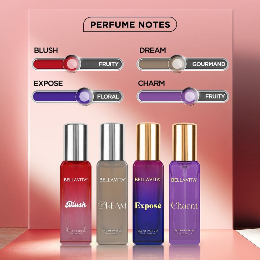 BELLAVITA BE ICONIC Perfume Gift Set Pack of 4 · 20 ml (80 ml total) - Image 4
