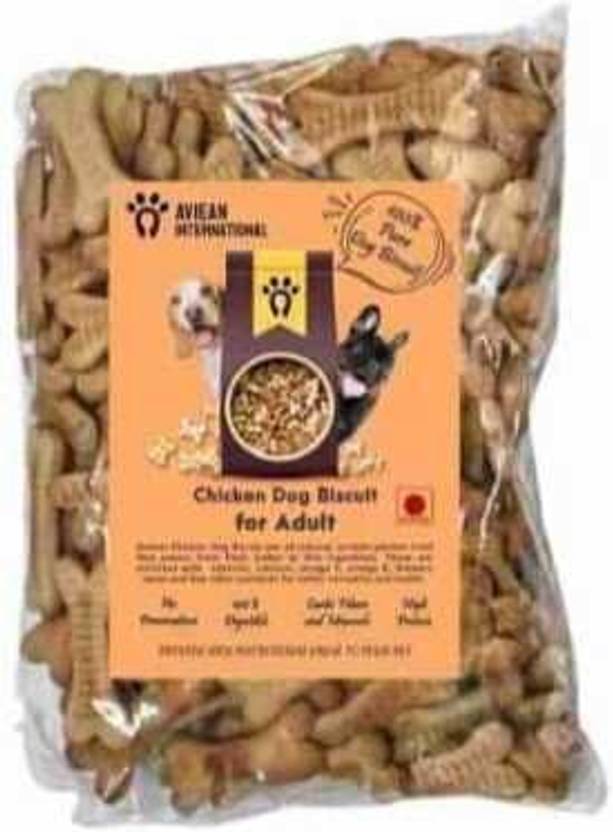 Aviean International Real Adult Mutton 500 gm Dog Biscuits, Mutton Flavour, Chicken 0.45 kg Dry New Born, Young, Adult, Senior Dog Food
