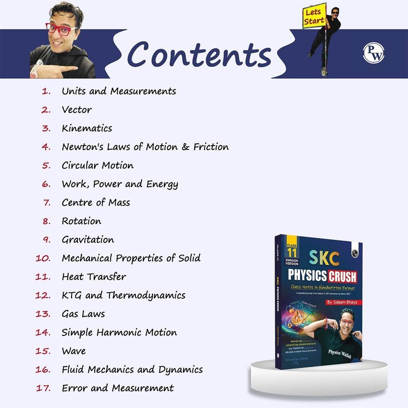 PW SKC Physics Crush Class 11 Notes - Image 2