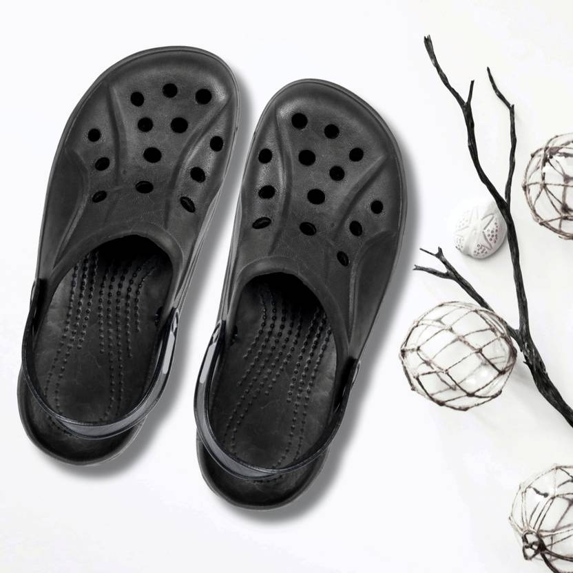 Men Stylish Comfortable Lightweight Regular Wear For Clogs Black Clogs Sandal