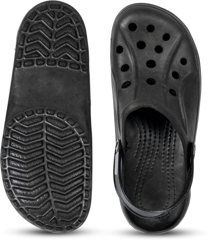 Men Stylish Comfortable Lightweight Regular Wear For Clogs Black Clogs Sandal