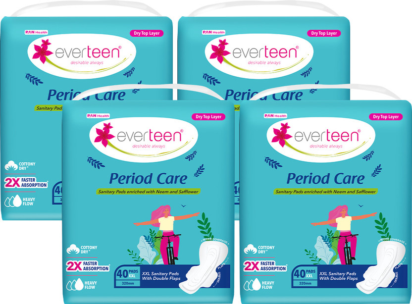 everteen Period Care XXL Dry with Neem and Safflower Sanitary Pad
