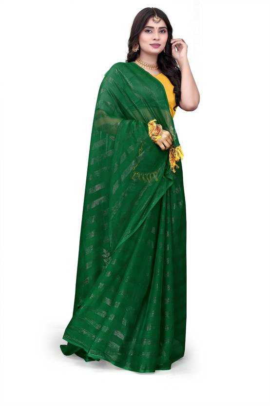 Pemal Designer Floral Print Bollywood Georgette Saree