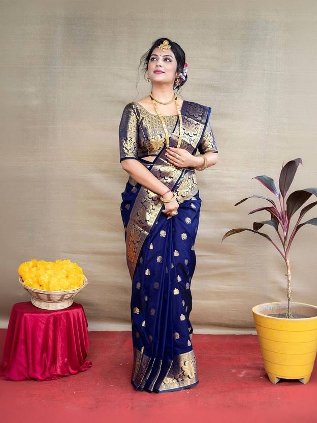 Jayashi Woven, Self Design Arani Pattu Silk Blend, Pure Silk Saree