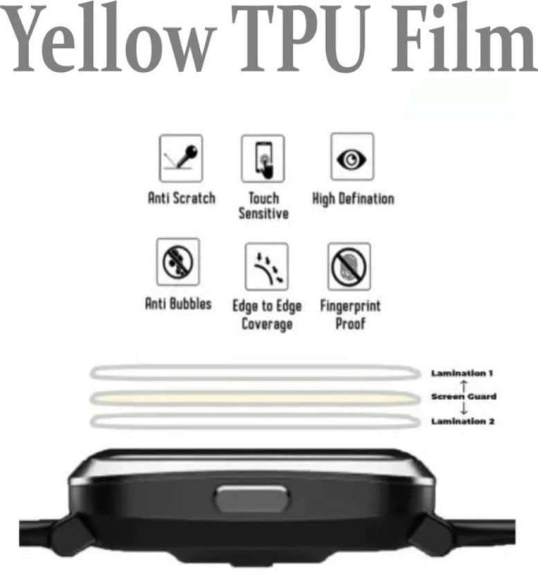 DOWRVIN Impossible Screen Guard for Beatxp unbround Amoled display ,bt calling Smart watch screen guard - Image 3