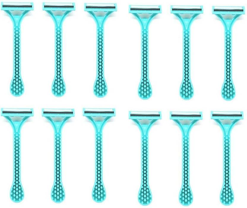 Sweetpea Underarms Hair Removal Razor For Women & Bikini Shaving Razor For Women (Set of 12), Women