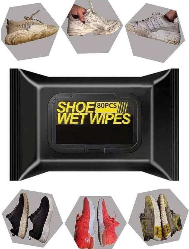 Lariox Shoe Cleaner Wipes Shoe Wipes Quickly Remove Dirt & Stains Cleaner Canvas, Patent Leather Shoe Cleaner