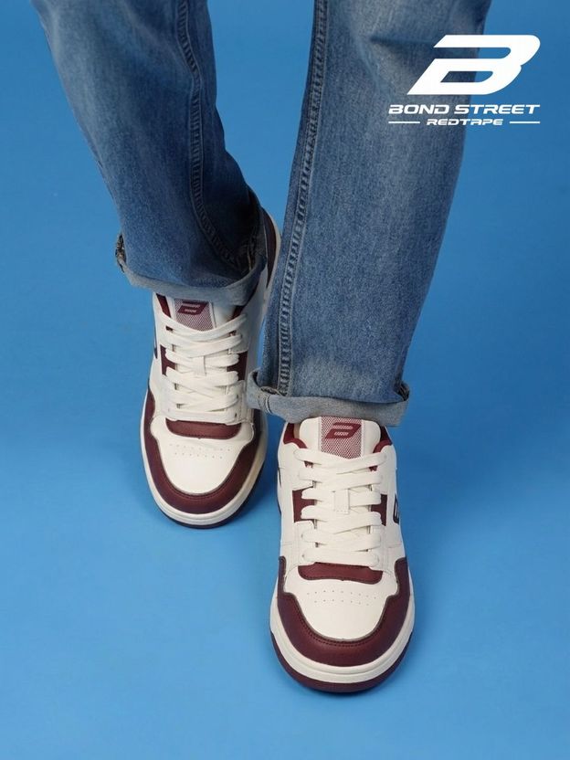 Bond Street Men's Casual Sneakers Red - Image 3