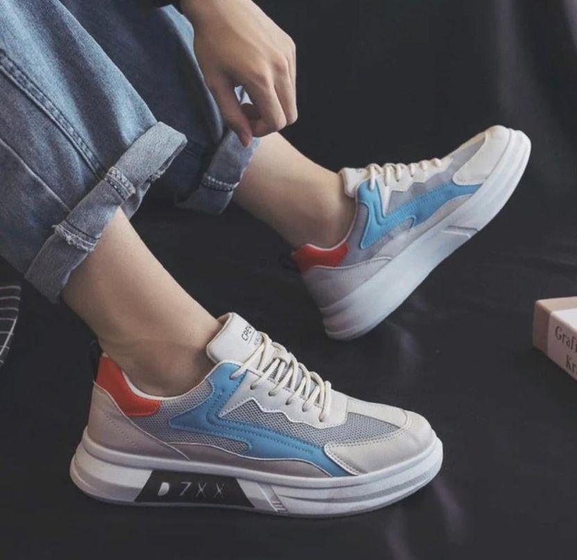 Xylus Casuals For Men (White, Grey) - Image 7