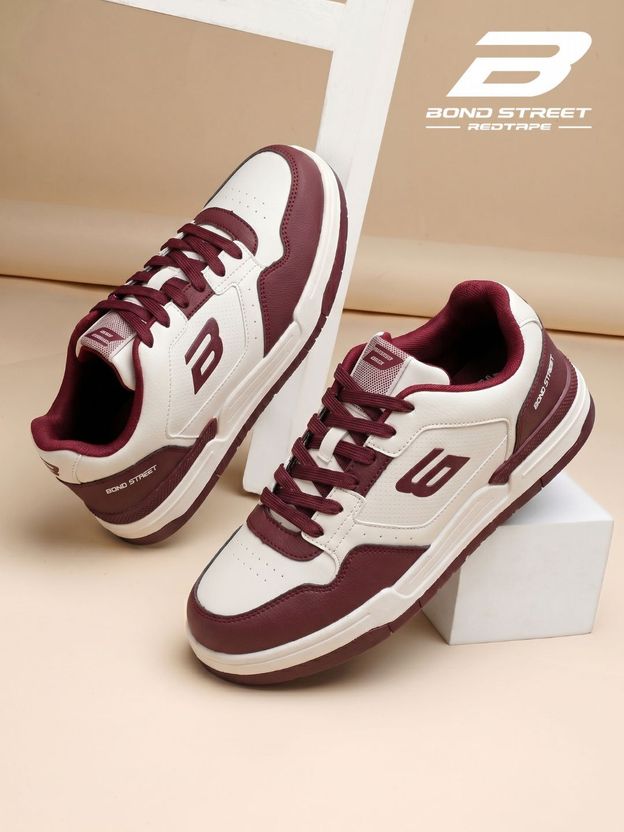 Bond Street Men's Casual Sneakers Red - Image 1