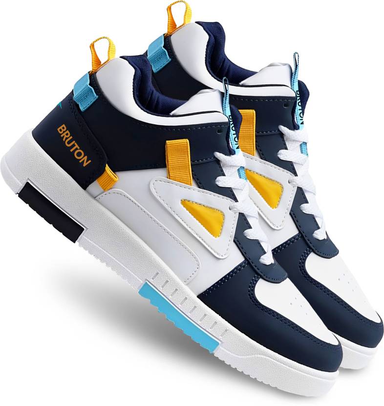 BRUTON Trendy & Stylish Casual Shoes Sneakers For Men (Blue , 10)