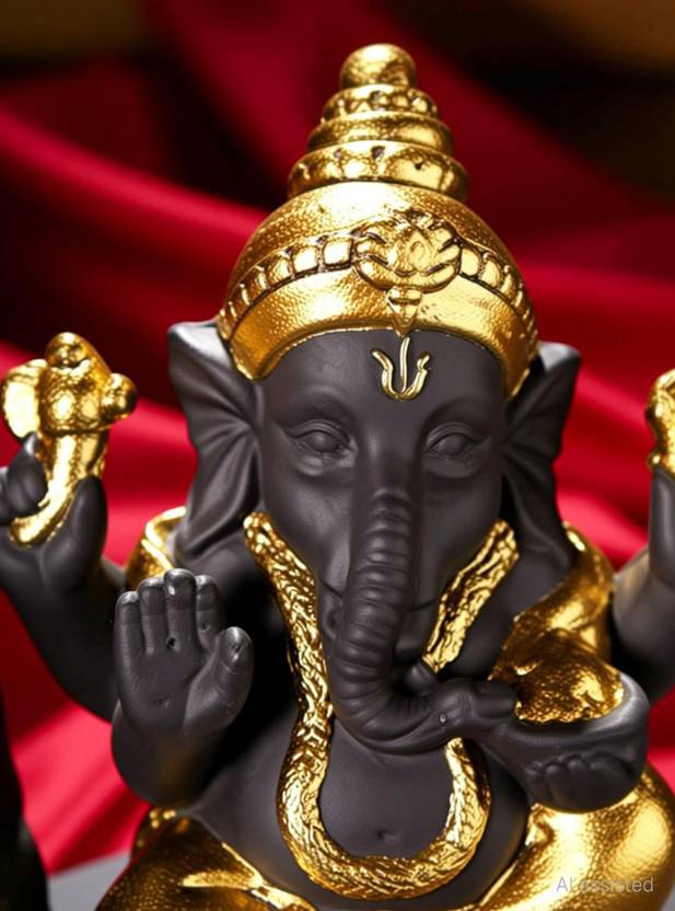 Beckonventure Handicrafted Smoke Ganesha Water Fountain Backflow incense burner with 10 Smoke Backflow Incense Cone in Incense Sticks for home Smoke ganesh in Religious Idols|smoke fountain| smoke ganesha |Lord Ganesha Idols for home decor|decoration items for house|handicraft home decor|showpiece figurine|table decoration items|Ganesha Statue|statue for car|statue of gods|statue for home|Ganesha idol for gifts, home & Showpiece & Figurnies|ganesh Murti| ganeshjimurti |handicraftitems|decorativeitems|Showpiece gift sets| Showpiece & Figurnies|Showpieces in home| Decorative Showpiece  -  9.5 cm