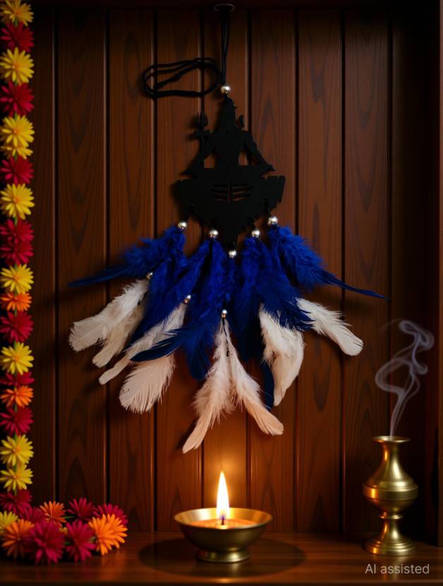 Artle Media Decorative and Beautiful Mahakal Dream Catcher For Wall Hanging | Home Decor Decorative Showpiece  -  20 cm