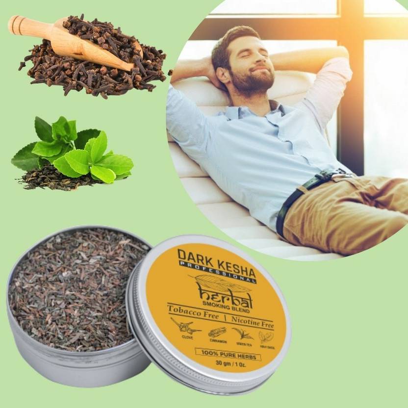 Dark kesha Herbal Smoking Blend Tobacco & Nicotine Free (Clove Flavour
