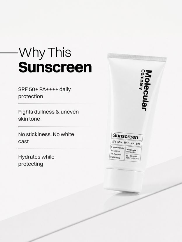 Molecular Sunscreen SPF 50+ PA++++ 5% Niacinamide 50g - Image 2