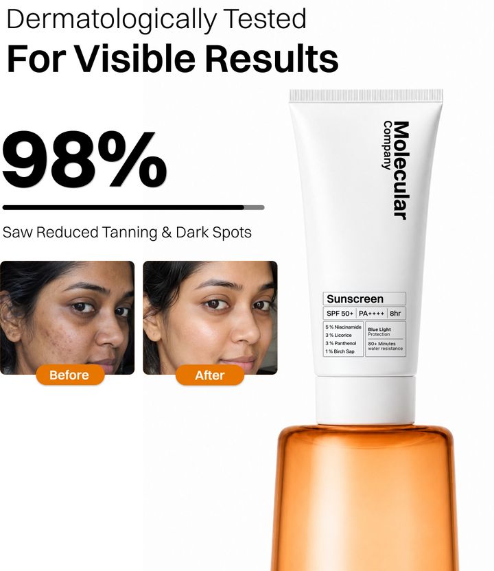 Molecular Sunscreen SPF 50+ PA++++ 5% Niacinamide 50g - Image 5