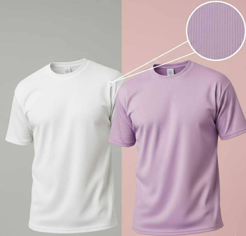 stylesmyth Men Striped Round Neck Polyester Multicolor T-Shirt