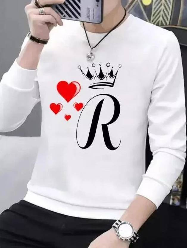 ApheFashion Printed Men Round Neck White T-Shirt