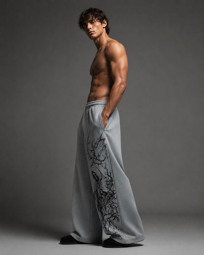 xpecto Men Grey Track Pants - Image 2