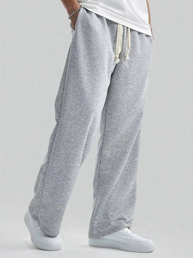 bulldozerbaba Solid Men Grey Track Pants