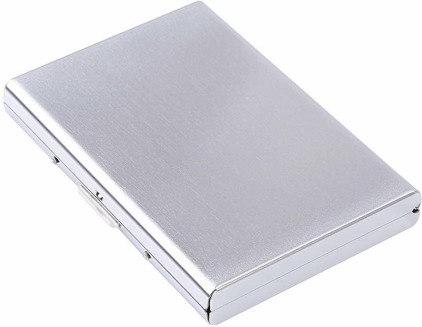 LEATHERSCRAFTS Men & Women Casual, Ethnic, Formal, Travel Silver Aluminium, Plastic RFID Card Holder