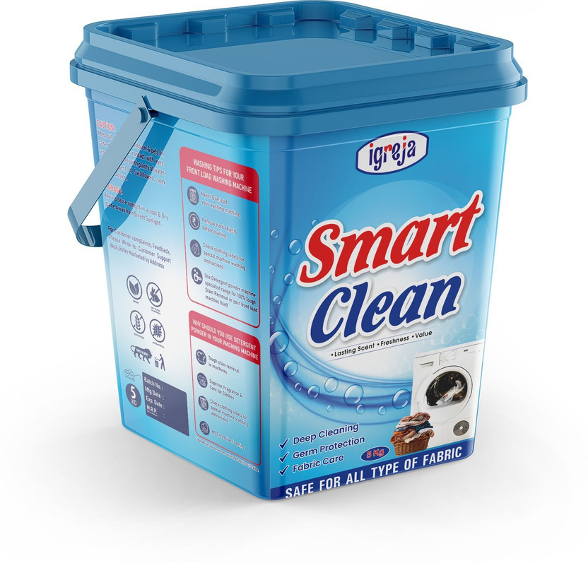 IGREJA Bright Like New Matic Front/Top Load Smart Clean Blue