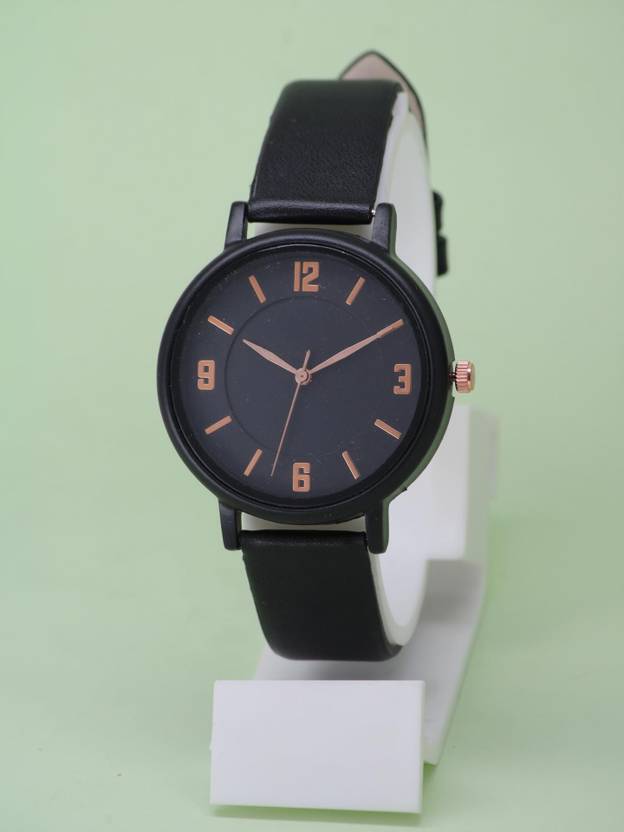 VIRAKTI New Arrivals Budget Friendly Designer Round Dial With Leather Belt For Women Analog Watch  - For Girls Bright Color