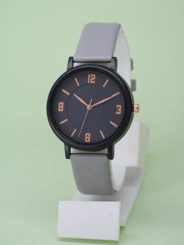 VIRAKTI New Arrivals Budget Friendly Designer Round Dial With Leather Belt For Women Analog Watch  - For Girls Bright Color