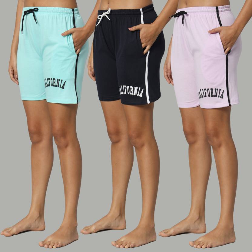 Brayles Printed Women Multicolor Casual Shorts