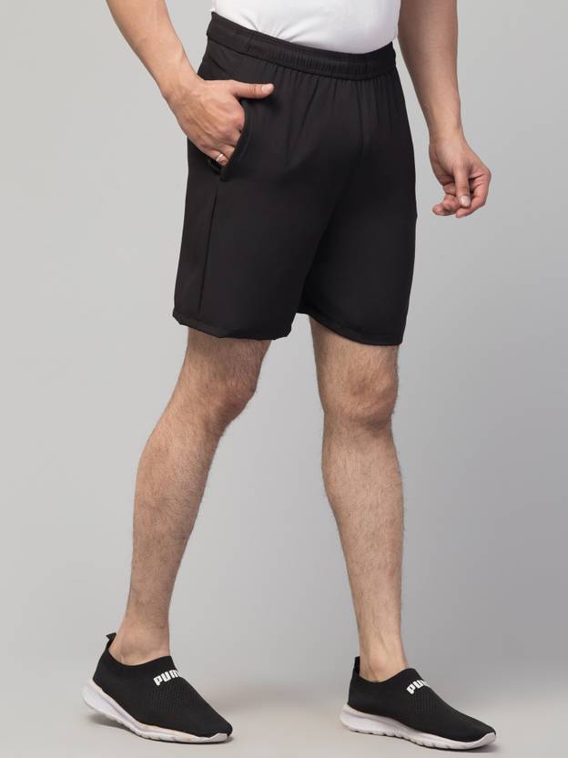 Solid Men Sports Shorts